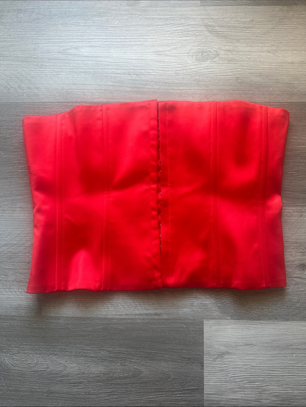 Guizio Red Satin Bustier Corset XL